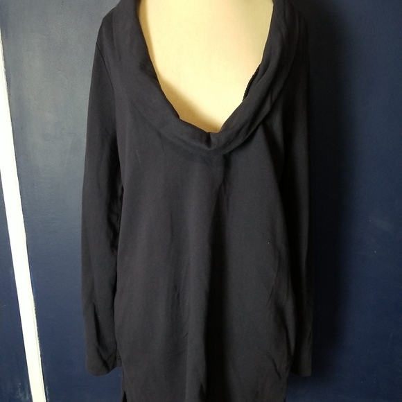 Lands End Womens Long Sleeve Cowl Neck Pullover To - Picture 1 of 5